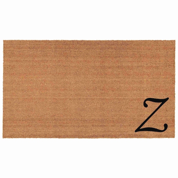 Calloway Mills Monogram Door Mat, Black, Natural, 24 in W x 36 in L 153622436Z - main